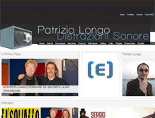 Tablet Screenshot of patriziolongo.com